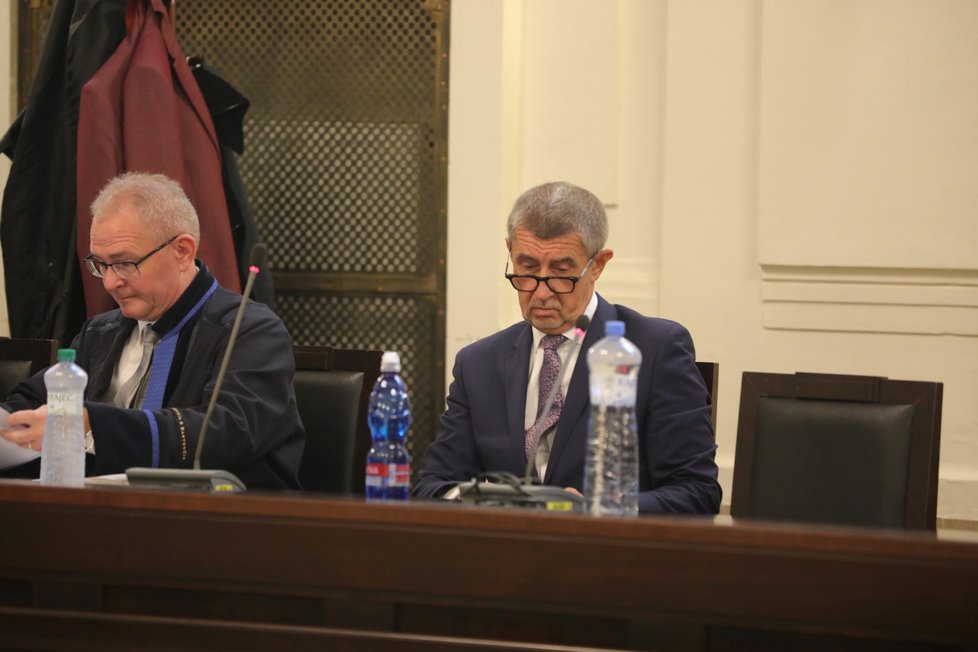 Andrej Babiš u soudu. (15.9.2022)