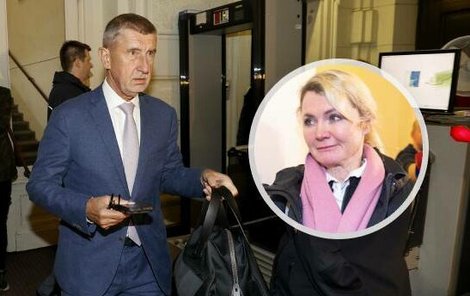 Andrej Babiš a Jana Nagyová u soudu kvůli kauze Čapí hnízdo