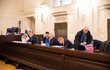 Andrej Babiš u soudu v kauze Čapí hnízdo (4.1.2023)