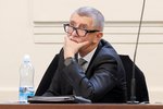 Andrej Babiš (ANO) u soudu kvůli kauze Čapí hnízdo (14.2.2024)