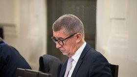 Andrej Babiš u soudu v kauze Čapí hnízdo (4.1.2023)