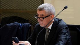 Andrej Babiš (ANO) u soudu kvůli kauze Čapí hnízdo (14.2.2024)