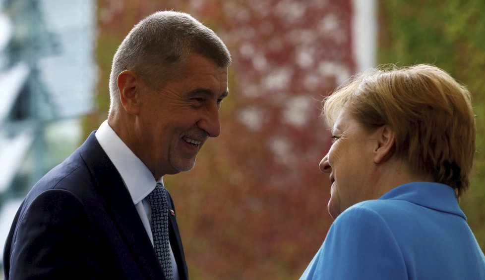 Angela Merkelová přijala v Berlíně Andreje Babiše. (5.9.2018)
