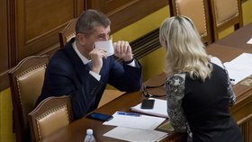 Andrej Babiš při 3. čtení státního rozpočtu: Upozorňoval, že je nemocný.