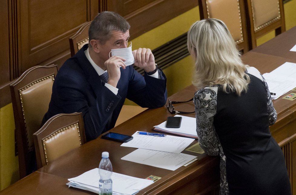 Andrej Babiš při 3. čtení státního rozpočtu: Upozorňoval, že je nemocný.