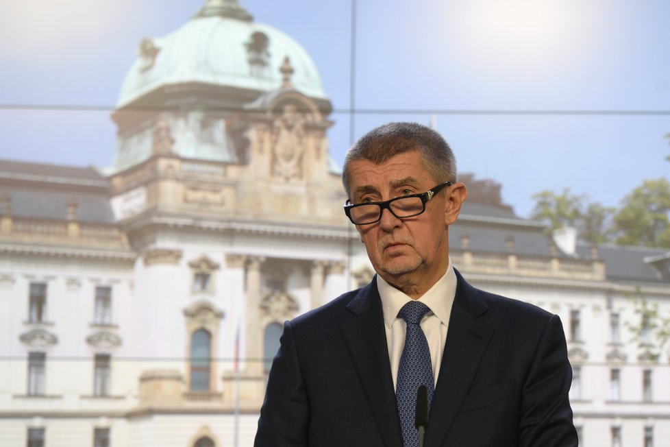 Andrej Babiš na Úřadu vlády hájil projekt nové vládní čtvrti v Letňanech (10. 1. 2019)