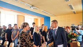 Předseda vlády Andrej Babiš na návštěvě střední průmyslové školy strojnické v Plzni