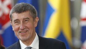 Andrej Babiš (ANO) na summitu EU v Bruselu (22.3.2018)