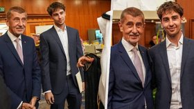 Andrej Babiš se synem Frederikem vyrazil na recepci mezi Saúdy (září 2026)