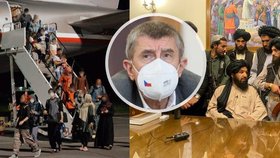 Premiér Andrej Babiš (ANO) pro Blesk promluvil o evakuacích z Afghánistánu i jednání s Tálibánem