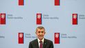 Andrej Babiš (ANO) na tiskovce na Úřadu vlády (23.2.2026) Andrej Babiš (ANO) na tiskovce na Úřadu vlády (23.2.2026)