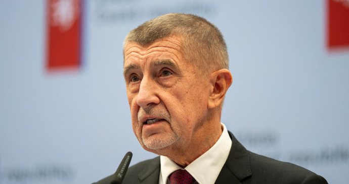 Andrej Babiš (ANO) na tiskovce na Úřadu vlády (23.2.2026)