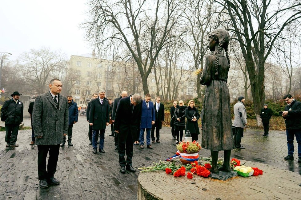 Andrej Babiš na státní návštěvě Ukrajiny.