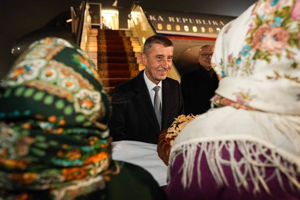 Andrej Babiš na státní návštěvě Ukrajiny.