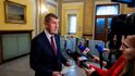 Andrej Babiš po schůzce u Pavla na Hradě při brífinku ve Strakovce (4.2.2026) Andrej Babiš po schůzce u Pavla na Hradě při brífinku ve Strakovce (4.2.2026)