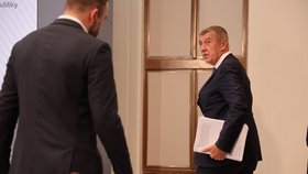 Premiér Andrej Babiš (ANO) ve Strakově akademii po novoročním obědu s prezidentem Pavlem (7.1.2026)