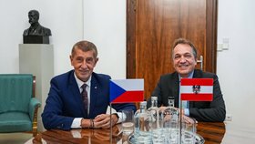 Andrej Babiš (ANO) přijal ve Strakovce nového velvyslance Rakouska Philippa Charwatha (24.9.2026)