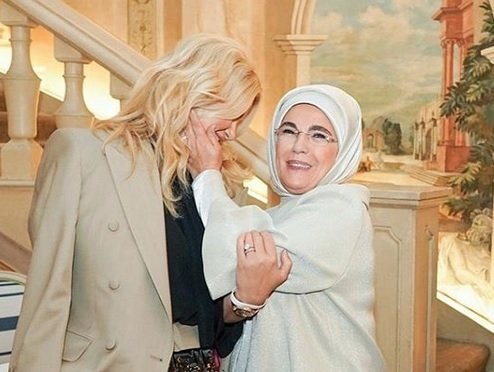 Monika Babišová se v New Yorku potkala i s Emine Erdoganovou, manželkou tureckého prezidenta