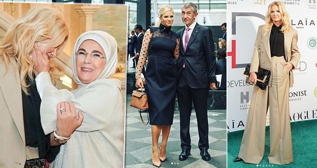 Babišovi v New Yorku: Moniku hladila „půvabná dáma“, elegantní pár hostil Trump