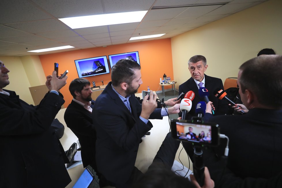 Andrej Babiš odpovídal na dotazy novinářů na půdě Marylandské univerzity