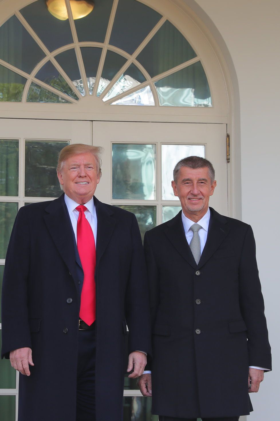Donald Trump a Andrej Babiš během návštěvy českého premiéra v Bílém domě