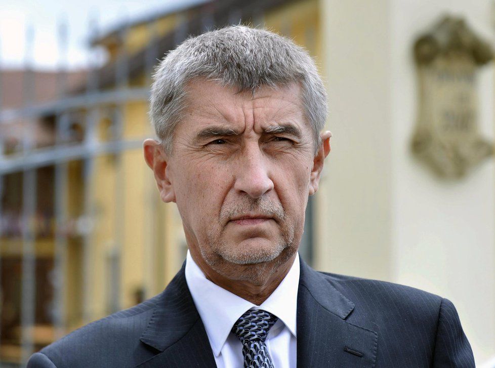 Vicepremiér Andrej Babiš na tiskové konferenci v Plzni