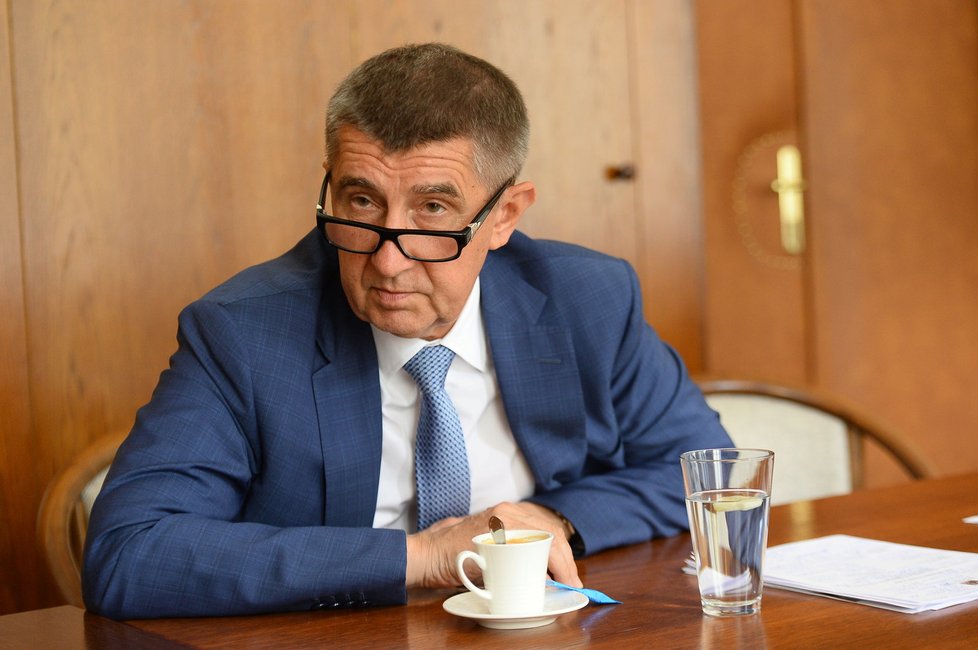 Vicepremiér Andrej Babiš při rozhovoru pro Blesk