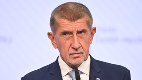Premiér Andrej Babiš (ANO) na tiskovce po jednání vlády (21.9.2026)