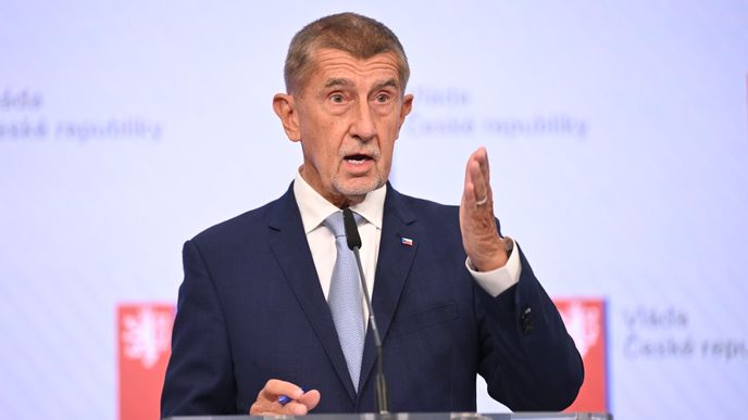 Premiér Andrej Babiš (ANO) na tiskovce po jednání vlády (21.9.2026) Premiér Andrej Babiš (ANO) na tiskovce po jednání vlády (21.9.2026)