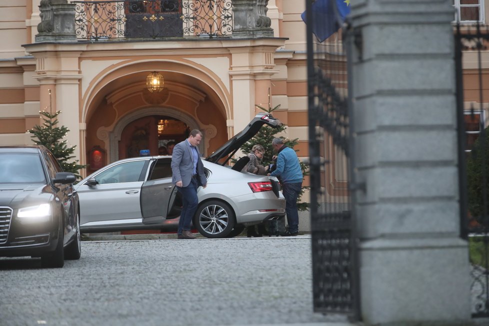 Neformální výjezdní zasedání Babišovy vlády na zámku Štiřín: Ministryně průmyslu a obchodu Marta Nováková (9.12.2018)