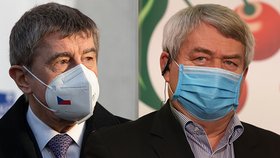 Andrej Babiš (ANO) a Vojtěch Filip (KSČM): Komunisté budou jednat o toleranci vlády.