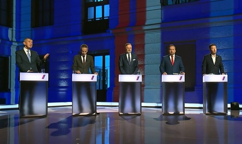 Andrej Babiš (ANO) se zúčastnil superdebaty ČT před komunálními volbami (22. 9. 2022).