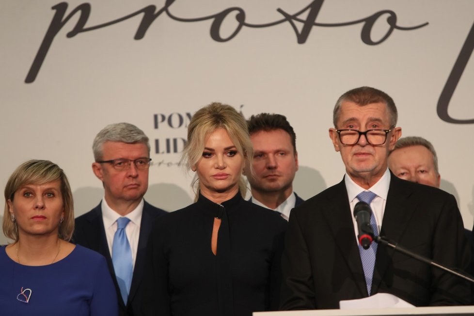 Andrej Babiš na tiskové konferenci k prezidentské kandidatuře (31. 10. 2022)
