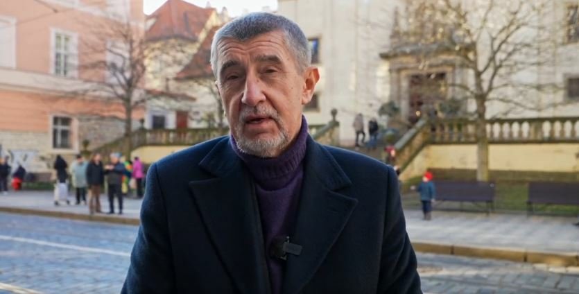 Andrej Babiš na návštěvě kostela Pražské jezulátko (17.1.2022)