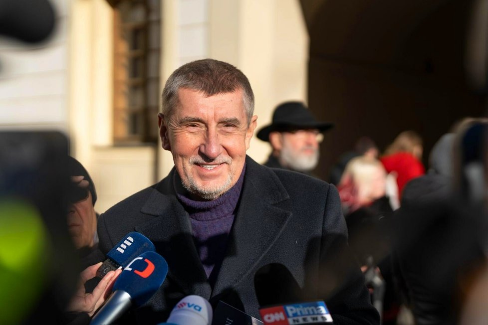 Prezidentské volby 2023: Andrej Babiš během kampaně.