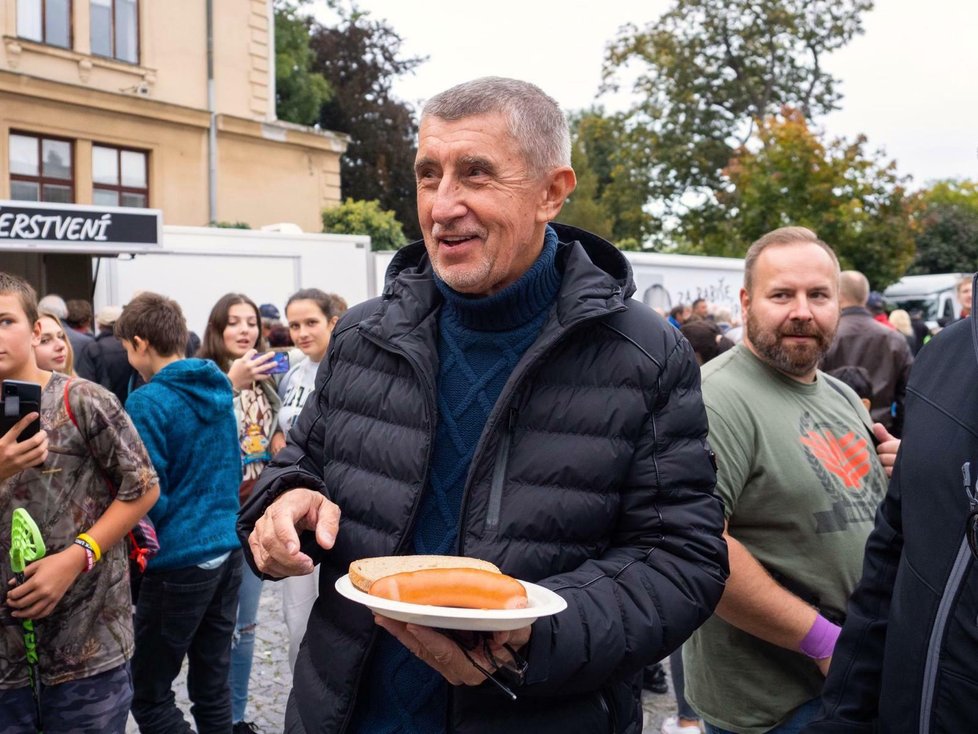 Prezidentské volby 2023: Andrej Babiš během kampaně
