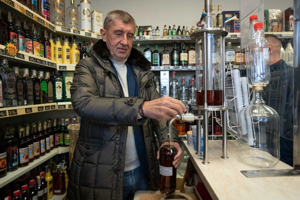 Prezidentské volby 2023: Andrej Babiš během kampaně.