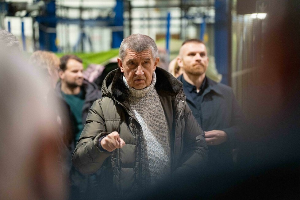 Prezidentské volby 2023: Andrej Babiš během kampaně.