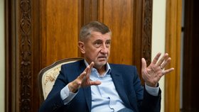 Premiér Andrej Babiš při rozhovoru pro Blesk.