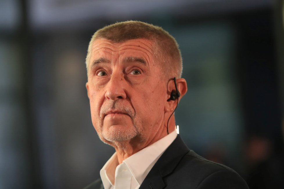 Volební štáb ANO: Expremiér Andrej Babiš (24.9.2022)
