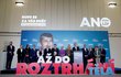  Lídr hnutí ANO Andrej Babiš na tiskové konferenci po skončení voleb do Poslanecké sněmovny. (9. října 2021)