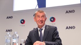 Andrej Babiš na volebním sněmu ANO (21.2.2019)