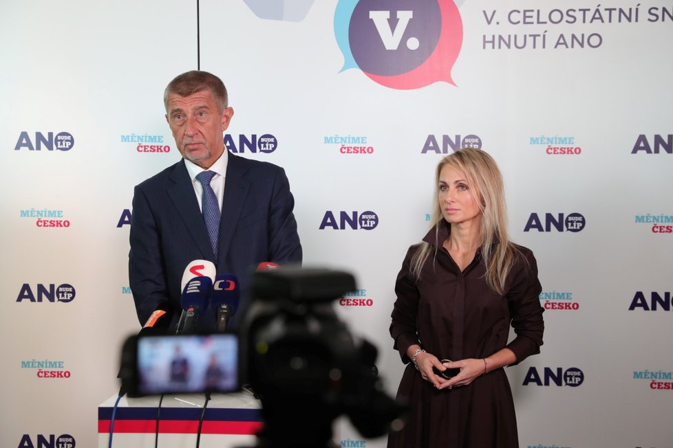 Andrej Babiš na volebním sněmu ANO (21.2.2019)