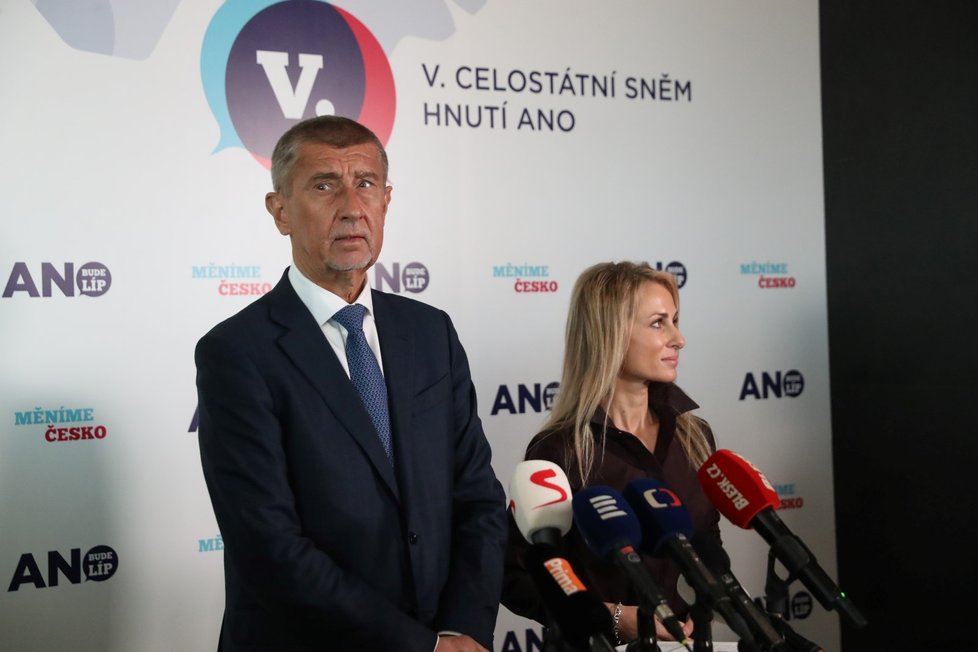 Andrej Babiš na volebním sněmu ANO (21.2.2019)