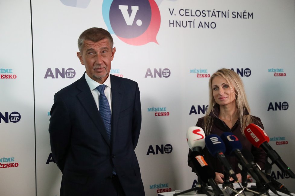 Andrej Babiš na volebním sněmu ANO (21.2.2019)