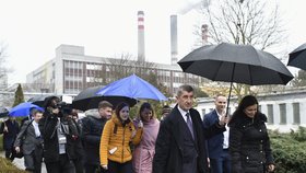 Babišova menšinová vláda bez důvěry navštívila Středočeský kraj (28.3.2018)