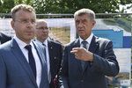 Premiér Andrej Babiš (ANO) na návštěvě Zlínského kraje, kde promluvil mimo jiné o svém názoru na demonstrace konané proti jeho osobě. (12. 6. 2019)