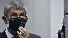 Premiér Andrej Babiš (ANO) na návštěvě Liberce, kde se setkal s premiérem Saska Michaelem Kretschmerem (21. 8. 2020)