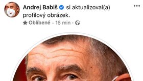 Premiér Andrej Babiš (ANO) si po protestech v USA změnil profilovou fotografii. Už nemá červenou Trumpovskou kšiltovku.