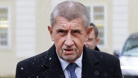 Andrej Babiš po schůzce s prezidentem Petrem Pavlem, kterému předal seznam kandidátů ANO, SPD a Motoristů na ministry (26. 11. 2025)